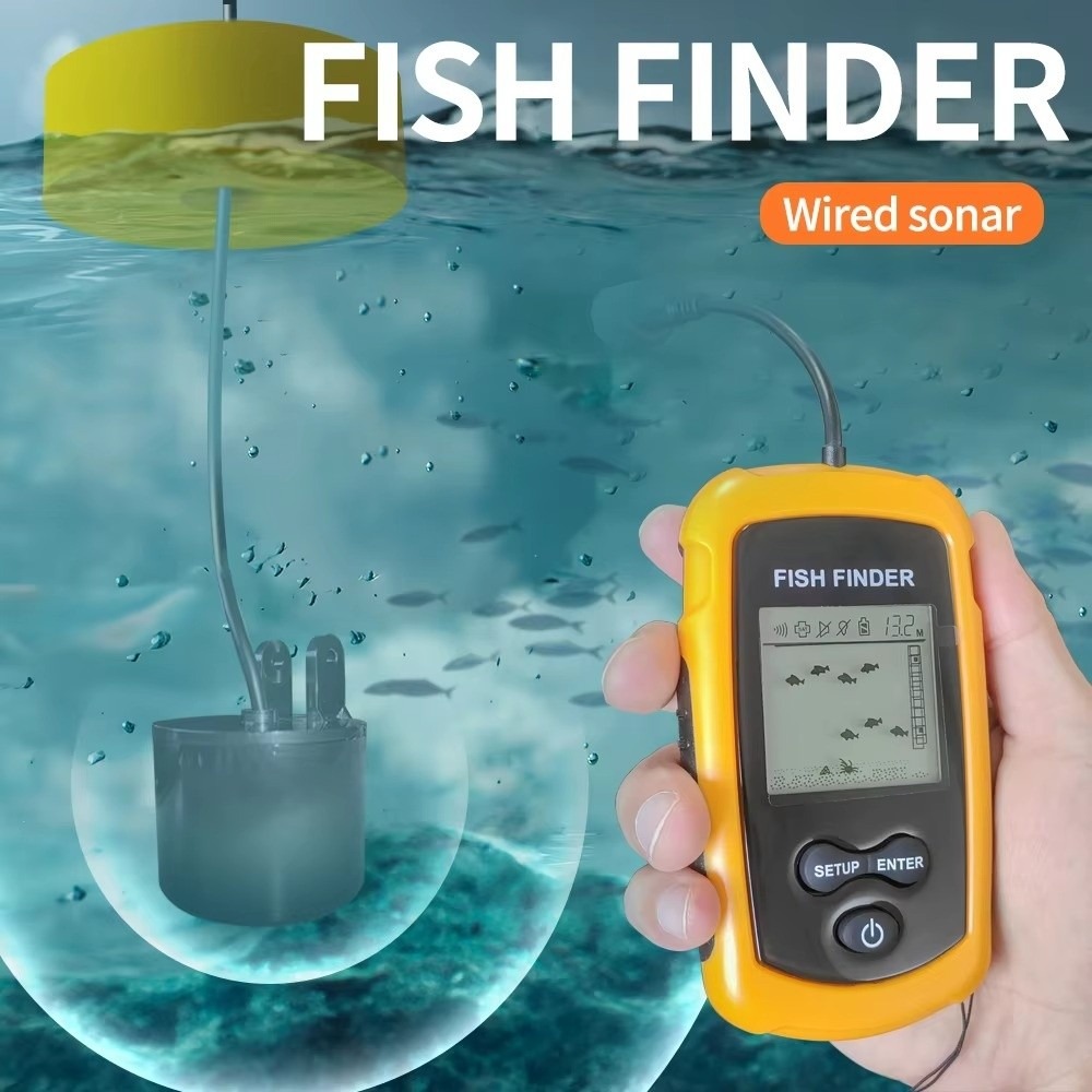 Handheld Portable Fish Finder  - Fishing Boat Depth Finder recension och pris