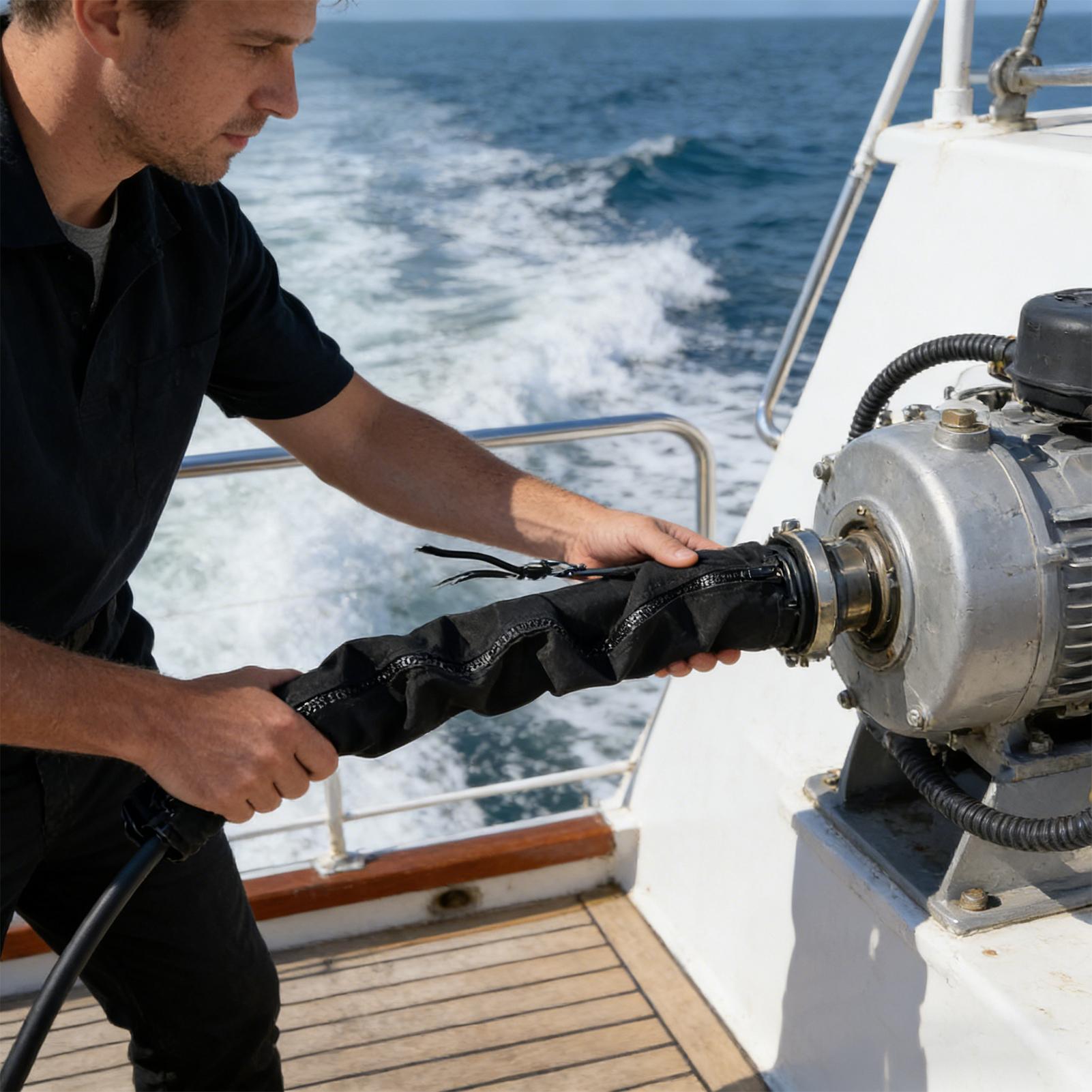 Outboard Rigging Sleeve 48 Inc - Fishing Boat Trolling Motor recension och pris