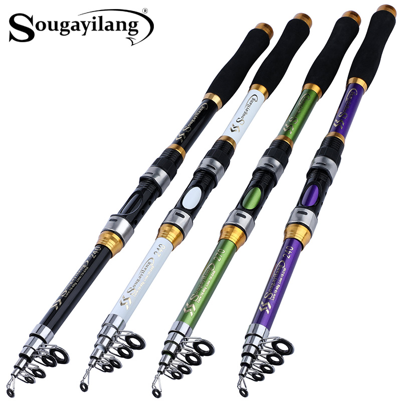 Sougayilang 4 Colors Telescopi - Fishing Boat Fiberglass recension och pris