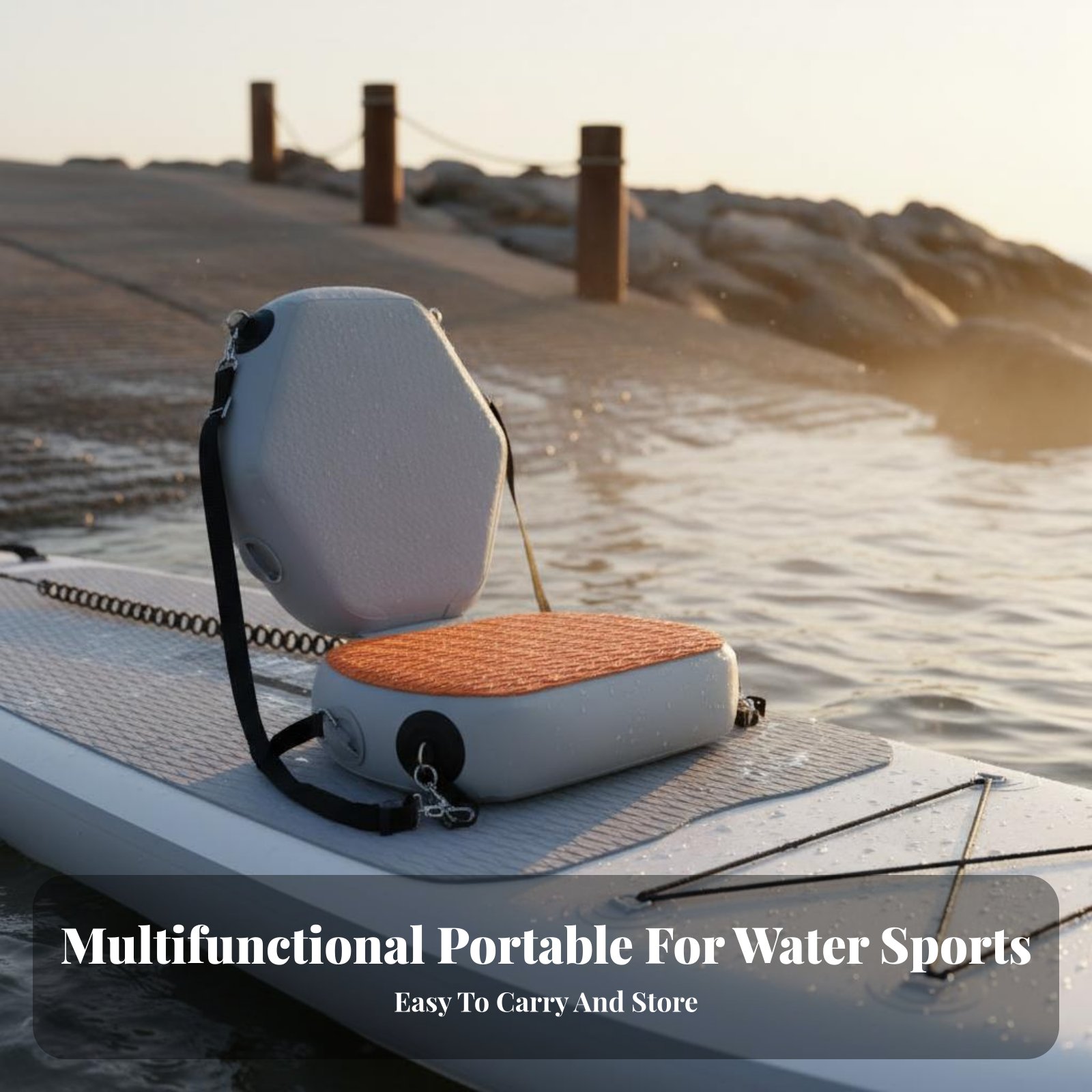 Inflatable Kayak Seat Wear-Res - Fishing Boat Paddle recension och pris