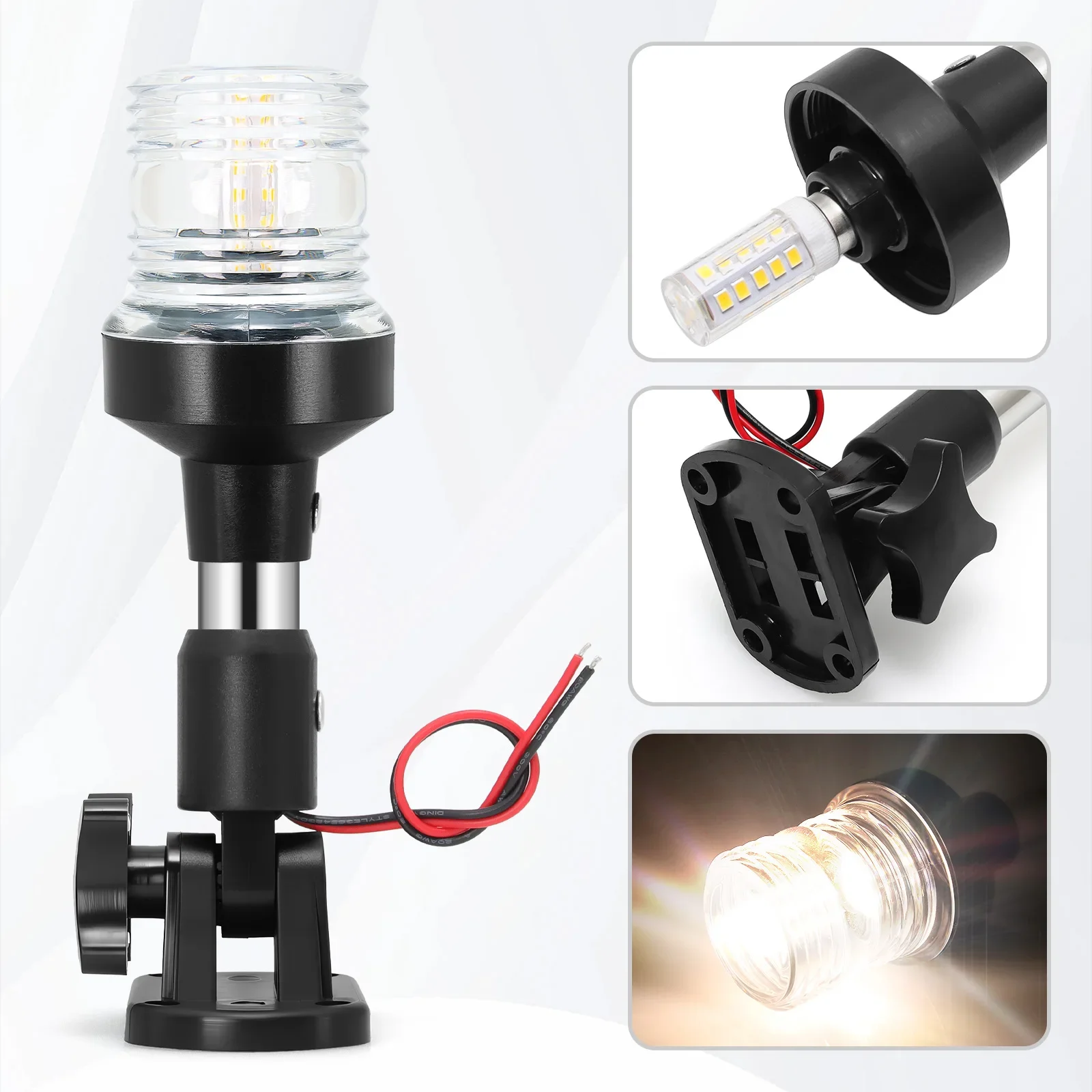 AD 12-24V Navigation Light 6in - Fishing Boat Paddle recension och pris